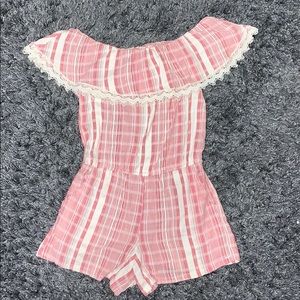 off the shoulder romper